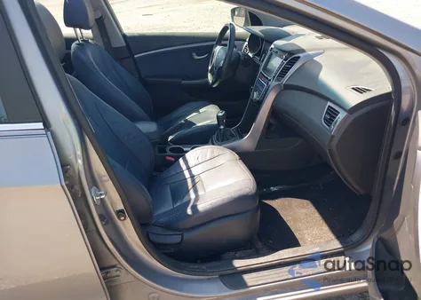 2014 Hyundai Elantra Gt Base W/Blue из США, поврежденный, VIN KMHD35LHXEU163032